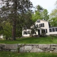 <p>This house at 25 Woodland Road in Pound Ridge is open for viewing this Sunday.</p>