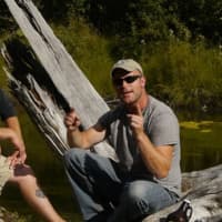 <p>Matt Frohman and Rich Marshall on an outdoor set for their new reality show &quot;Rogues on the Road.&quot;</p>