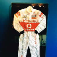 <p>A racing suit worn by a Le Mans driver was one of the challenging framing pieces for Tom Geary.</p>