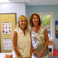 <p>Teachers at Trinity Nursery School Kathleen Lucas and Peggy Mahder have been keeping their school supplies at their homes and said they were glad to get everything back to where it belongs.</p>