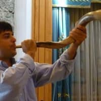 <p>The sounding of the shofar, an instrument usually made of a ram&#x27;s horn, is a Rosh Hashanah tradition.</p>