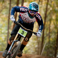 <p>Redding&#x27;s Richie Rude won the world championship in the junior division of downhill mountain biking in a race in South Africa last month.</p>