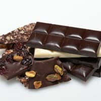 <p>An assortment of chocolate bars and barks offered at Blue Tulip Chocolates in Rye.</p>