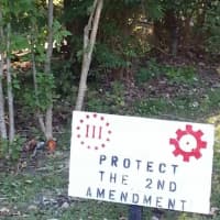 <p>TheBlaze reported Monday night that Jon Gibson, of Lake Lincolndale, was fed-up after his pro-gun sign was removed from his front yard for a third time.</p>