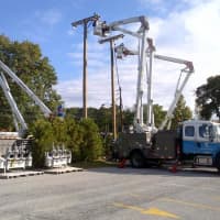 <p>Con Edison works at restoring power to Metro-North&#x27;s New Haven Line in Mount Vernon on Thursday. </p>