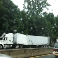 <p>This tractor trailer struck a bridge on the Hutchinson River Parkway last year.</p>