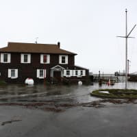 <p>The clubhouse was slightly underwater during Hurricane Sandy.</p>