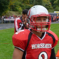 <p>Sleepy Hollow quarterback Devin Lopez threw four touchdowns and ran for two more.</p>