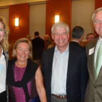 <p>Eileen Smith (left) attended the meeting along with (left to right) Amy Cholnoky, John Cholnoky and Tad  Smith.</p>