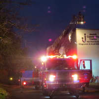 <p>Fire officials from New Rochelle are on the scene of a fire at the JCC of Mid-Westchester at Wilmot Road in Scarsdale.</p>