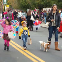 <p>Hundreds of young kids took to Main Street in Westport Tuesday for the annual Children&#x27;s Halloween Parade.</p>
