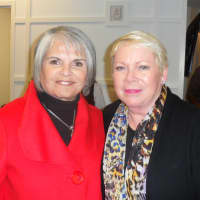 <p>Marsha Rand and Sherry Chris attended the ribbon cutting. </p>