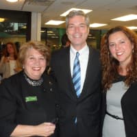 <p>Jo Falcone, Tom Roach and Michelle Coletti attended the ribbon cutting.
</p>
