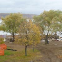 <p>Work is under way at the Dobbs Ferry waterfront and will continue over the next year.</p>
