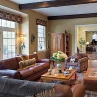 <p>The home has over 8,000 square feet of living space.</p>