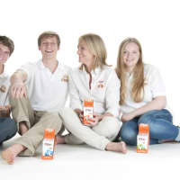 <p>Alexander, Nicholas, Jackie and Linnea Ekholm of Greenwich started MOO in 2009. They are looking to add to the product line. </p>