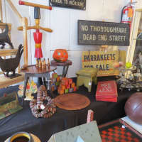 <p>There was a wide variety of items for sale at the Bedford Antiques Show.</p>