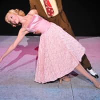<p>Kelly Sheehan (Judy) and Jeremy Benton (Phil) perform &quot;The Best Things Happen While You&#x27;re Dancing.&quot;</p>