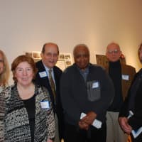 <p>Karen Benvin Ransom of Houlihan Lawrence Katonah, Peter Eschweiler, former Westchester County Commissioner of Planning; and Dr. Davies, an ACE Board member from Chappaqua. Winning architects were Stephen Tilly of Dobbs Ferry, and Duo Dickenson.</p>