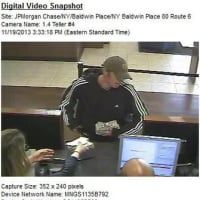 <p>The man who robbed the bank in Somers fled on foot in an unknown direction, police said.</p>
