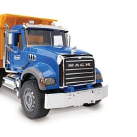 <p>The Bruder MACK Granite dump truck, for ages 3-8, is one of the unique toys at Smart Kids in Greenwich.</p>