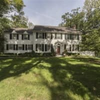 <p>This house at 112 Horseshoe Hill Road in Pound Ridge is open for viewing this Saturday.</p>