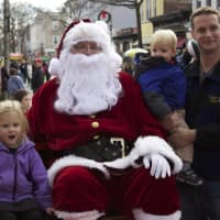 <p>Santa visits the Rye Chamber of Commerce Mistletoe Magic festival.</p>