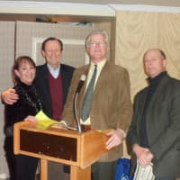 <p>Carol Wilder-Tamme, Dick Kelsey, John Lundeen and Andrew Carrs attended the event.</p>