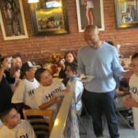 <p>New York Yankees great Mariano Rivera, seen here in New Rochelle at a community event, will have a street named for him.</p>