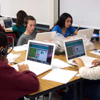 <p>The Digital Literacy students recently took part in the Hour of Code at LMK Middle School.</p>