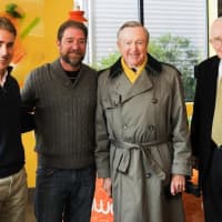 <p>Wilton officials and Peachwave managers were among those at the grand opening. </p>
