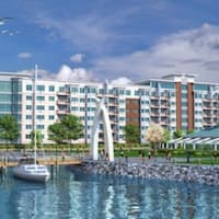 <p>Harbor Square, a 188-unit luxury rental community on the Hudson River scheduled to open in spring of 2015</p>