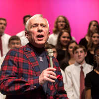 <p>Headmaster Barry Fenstermacher performs &quot;I&#x27;ll Be Home For Christmas.&quot;</p>