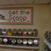 <p>Customers can scoop their own candy.</p>