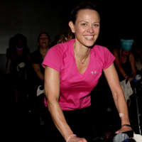 <p>Lina Priore hosts a spin class at The GYM that helped raise money for The Make-A-Wish Foundation.</p>