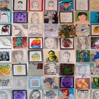 <p>Preston Elementary students&#x27;  self portraits are displayed at the Katonah Museum of Art.</p>