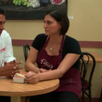 <p>Buddy Valastro and Lidia Racanelli talk about her bakery business in Dobbs Ferry during an upcoming episode of TLC&#x27;s &quot;Bakery Boss.&quot;</p>