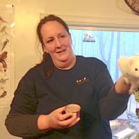 <p>Lisa Rickers discusses target-training with ferrets.</p>