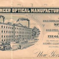 <p>Spencer Optical Manufacturing had its own marching band that performed at the opening of the Brooklyn Bridge in 1883. </p>