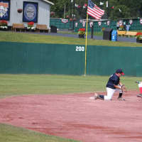 <p>The New Rochelle Braves in action at Cooperstown.</p>