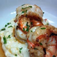 <p>Restaurant favorite shrimp and grits with smoked cheddar and jalapeño.</p>
