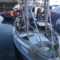 <p>The fire is reported on a 42-foot oyster boat called The Vigilant at Norm Bloom &amp; Son Oyster Company in East Norwalk. </p>