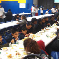 <p>Close to 300 people came to receive meals as part of the Martin Luther King Jr. Interfaith Day of Service.</p>