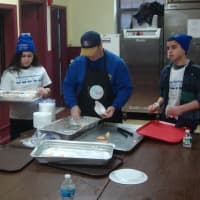 <p>About 80 teens from St. Peter&#x27;s Parish in Yonkers, the Holy Rosary Church in Port Chester and synagogues throughout Westchester prepped and served food for the event.</p>