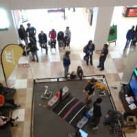 <p>The Bionic Gales did a demonstration at the Microsoft Store in White Plains. </p>