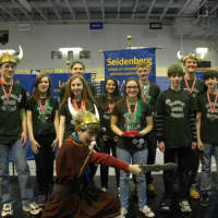 <p>The Bionic Gaels at the 2013 Hudson Valley FIRST Technology Challenge championship. </p>