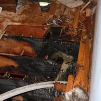 <p>Fireplace ashes caused the fire that damaged a kitchen in the home.</p>
