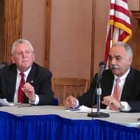 <p>Norwalk Mayor Harry Rilling and Schools Superintendent Manuel Rivera talk about the city&#x27;s plans to continue to improve school security.</p>