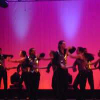<p>Doing the hustle at An Evening of Dance. </p>