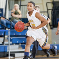 <p>Freshman Shanice Allen led with 22 points against Assumption College on Tuesday, Jan. 26</p>